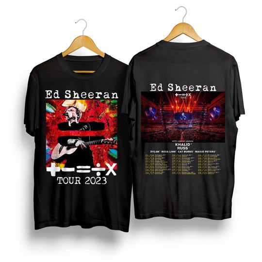 E.d S.heeran Tour 2023 Shirt, E.d S.heeran T Shirt