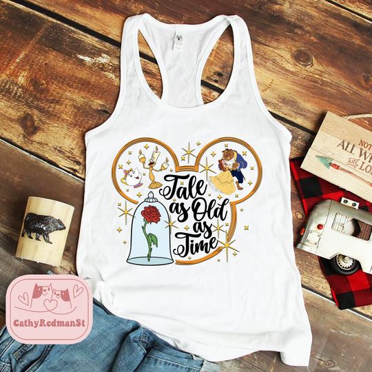 Beauty and the Beast tank top