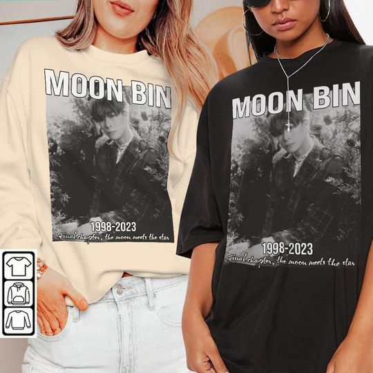 Moonbin Kpop Shirt, V2 Merch ASTRO Thank You 1998-2023