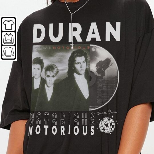 Duran Duran Music Shirt, Vintage North American Tour 2023 Album Notorious