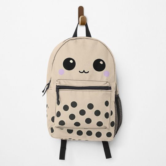 Bubble Tea Pattern Cute Boba Backpack  Backpack