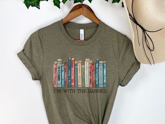 I'm With The Banned Books, Reading Books Shirt