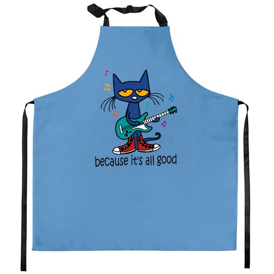 Pete The Cat The singer It's All Good Classic Kitchen Aprons, Groovy Kitchen Aprons