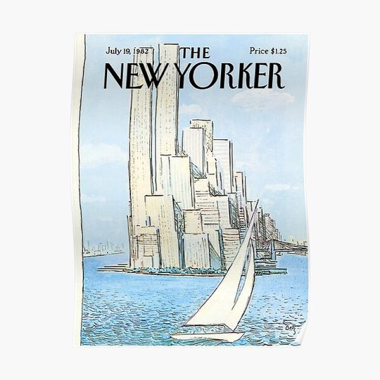 The New Yorker July 19th, 1982 Premium Matte Vertical Poster