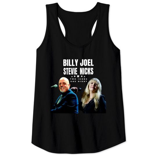 Billy Joel Stevie Nick Tour Tank Tops, Billy Joel Tour Merch Tank Tops, Billy Joel 90s Retro Tank Tops, 2023 Tour Tank Tops