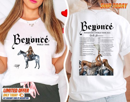 Beyonce Renaissance Tour 2023 T-Shirt, Beyonce Tee, Renaissance New Album Shirt