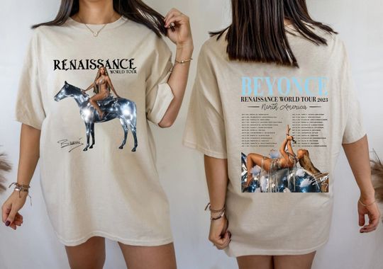 Beyonce Renaissance Tour 2023 T-shirt, Beyonce Makes The World Stop T-Shirt