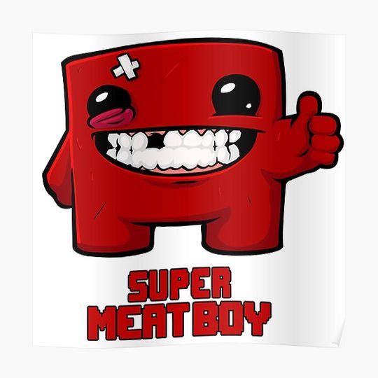 Super Meat Boy Premium Matte Vertical Poster