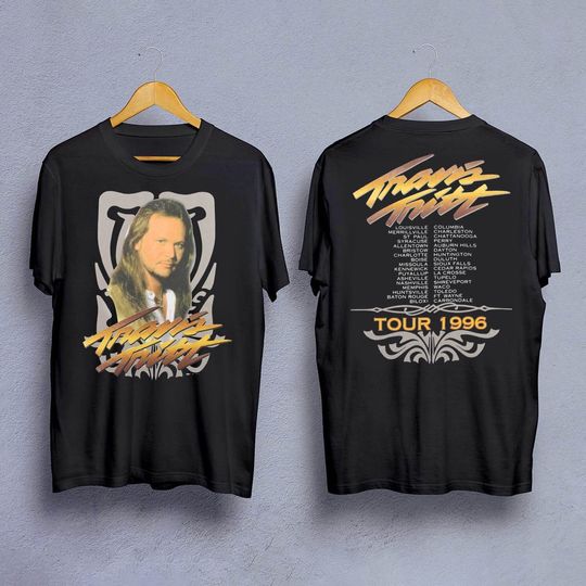 Vintage 1996 Travis Tritt Tour Shirt, Travis Tritt Shirt