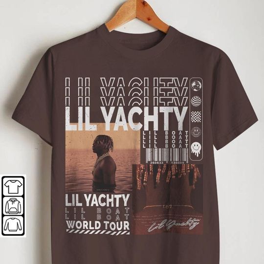 Lil Yachty Rap Shirt, Y2K Hiphop 90s Vintage Merch The Field Trip Tour 2023 T-Shirt