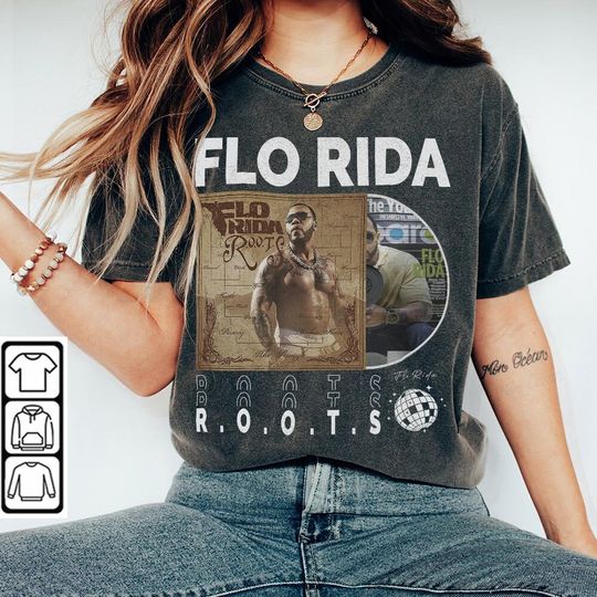 Flo Rida Rap Shirt, Retro Vintage Flo Rida Album R.O.O.T.S World Tour 2023 Shirt