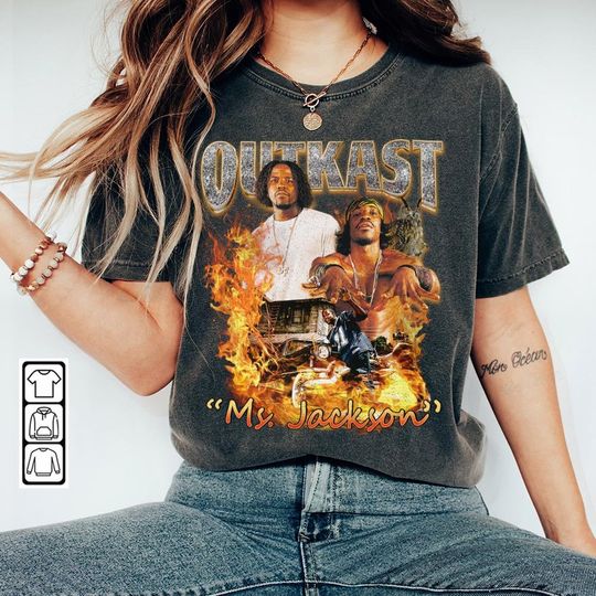 Outkast Ms. Jackson Rap Shirt, Outkast Rap 90s Vintage Retro Classic Graphic Tee
