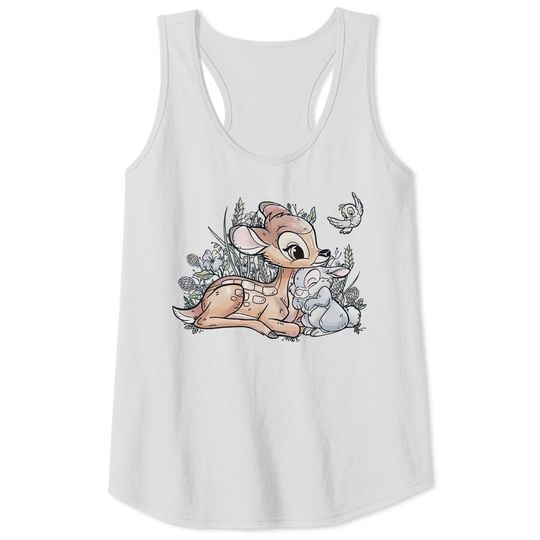 Vintage Disney Bambi Tank Tops, Disneyworld Tank Tops, Disneyland Tank Tops