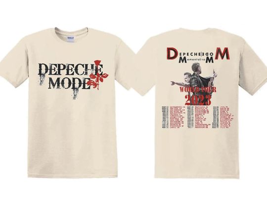 Depeche Mode Memento Mori World Tour 2023 T-Shirt