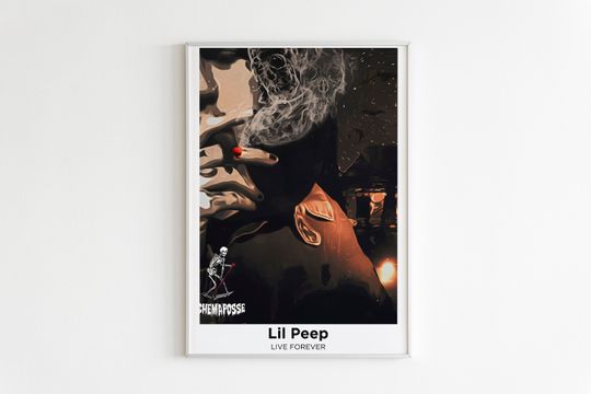 Lil Peep - Live Forever Album Poster