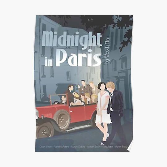 Midnight In Paris Premium Matte Vertical Poster