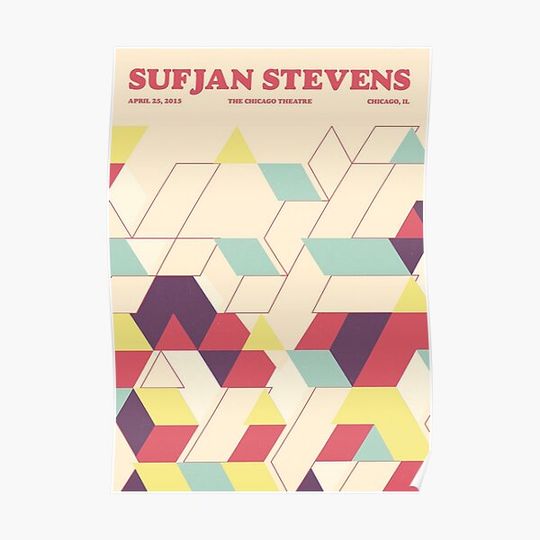 Sufjan Stevens Music Gig Premium Matte Vertical Poster