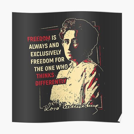 Rosa Luxemburg Premium Matte Vertical Poster