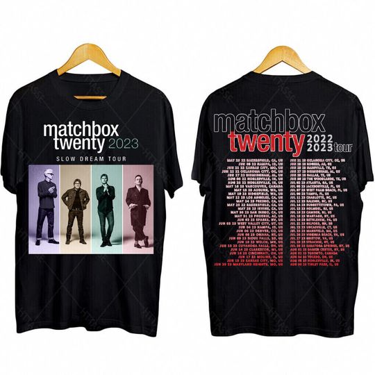 MATCHBOX TWENTY 2023 TOUR T-shirt, Concert Rob Thomas Shirt