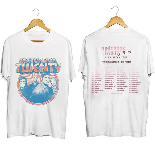 Matchbox Twenty Slow Dream Tour 2023 Shirt, Matchbox Twenty 2023 Concert Shirt