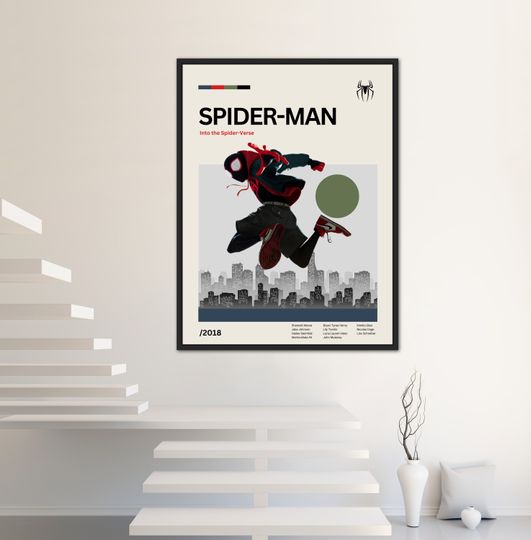 SpiderMan Poster - Miles Morales - Anime Poster