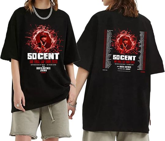 50Cent The Final Lap Tour 2023 Shirt, 50Cent Fan Shirt, 50Cent 2023 Concert Shirt