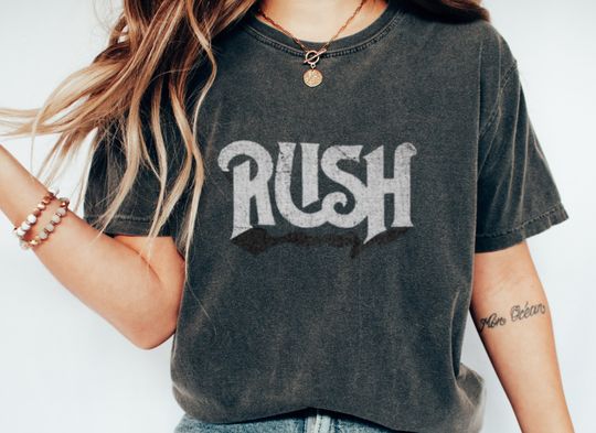 Rush T-Shirt, Oversized Shirt, Classic Rock