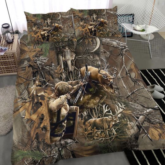 Deer Hunting Bow Bedding Set