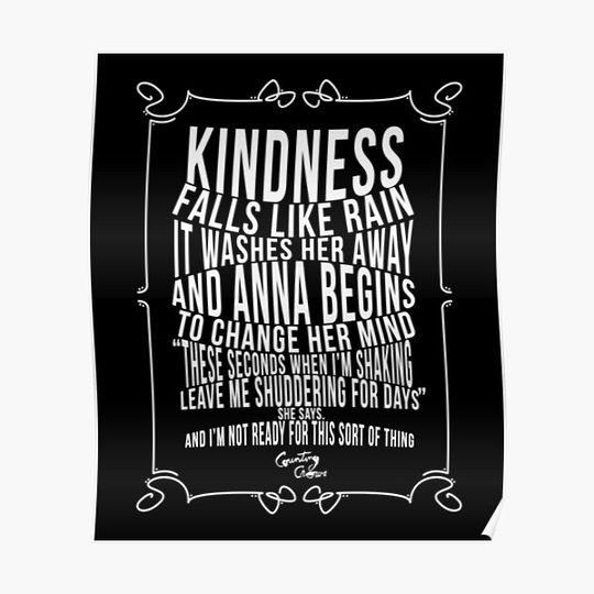 Anna Begins  Counting Crows Premium Matte Vertical Poster