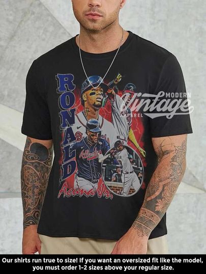 Ronald Acuna Jr. Shirt, Baseball shirt, Classic 90s Graphic Tee