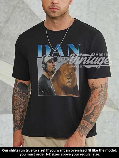 Dan Campbell Shirt, Football shirt, Classic 90s Graphic Tee