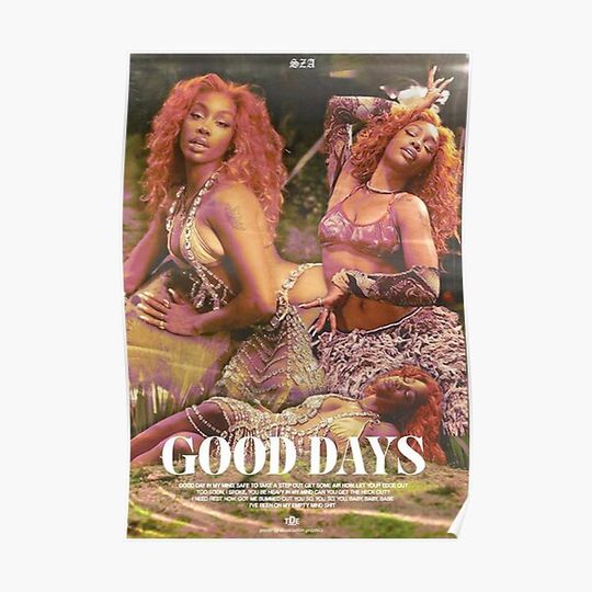 SZA Good Days Music Premium Matte Vertical Poster