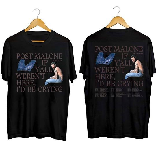 Post Malone 2023 Tour Shirt, Post Malone Fan Shirt, Post Malone Concert Tee,