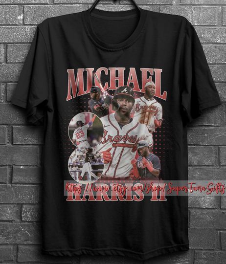 Michael Harris II T-shirt, Michael Harris II 90s Bootleg, 90s Baseball Shirt