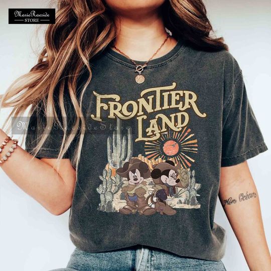 Disney Frontier Land  Color Shirt, Magic Kingdom Shirt, Disney Retro Shirt, Western Disney Shirt, Disneyland Shirt, Walt Disney World