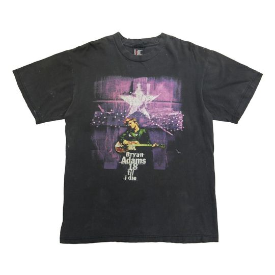 Vintage Bryan Adams 18 Till I Die Tour T-Shirt