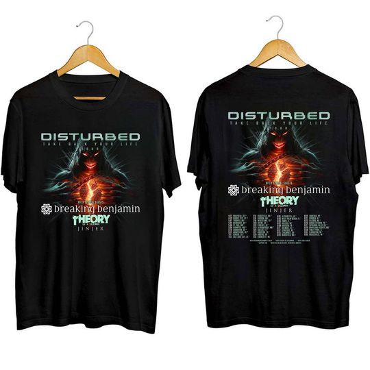 Disturbed Band Fan Shirt, Disturbed World Tour 2023 Shirt, Disturbed Take Back Your Life Concert 2023 Shirt