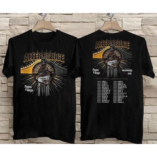Alter Bridge Tour 2023 Shirt , Alter Bridge T-shirt , Alter Bridge Merch Shirt