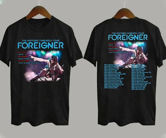 Foreigner The Histroric Farewell Tour 2023 T-Shirt, Foreigner 2023 Tour Concert Shirt
