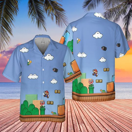 Super Mario Land Hawaiian Shirt