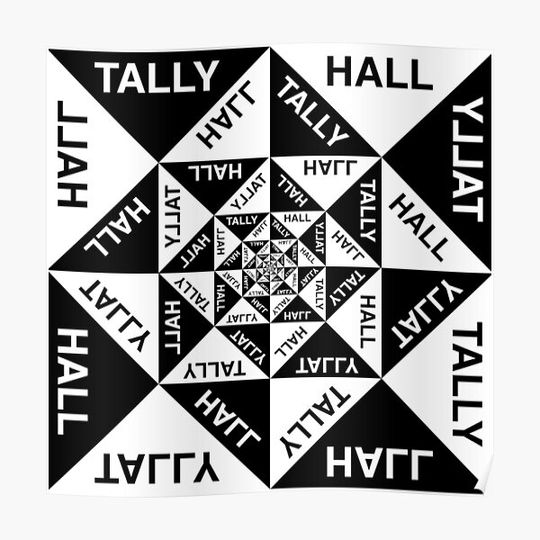New 02 Tally Hall band logo Genre: ‎indie pop Premium Matte Vertical Poster