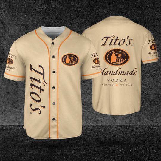 Titos Vodka Baseball Jersey, Jersey Lover Beer Shirt