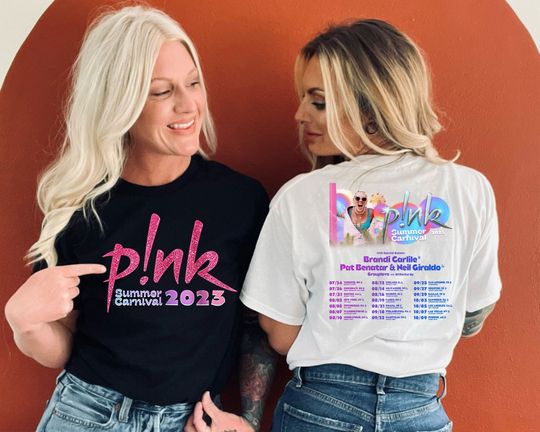 P!nk Pink Singer Summer Carnival 2023 Tour T-Shirt, Trustfall Album Shirt, Pink Tour Shirt, Music Tour 2023 Shirt, Gift For Fan, Trend Shirt