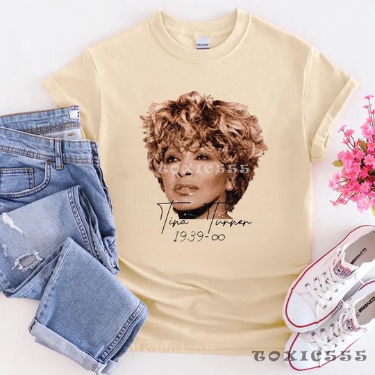 Tina Turner Shirt, Tina Turner Rip 2023 T-shirt
