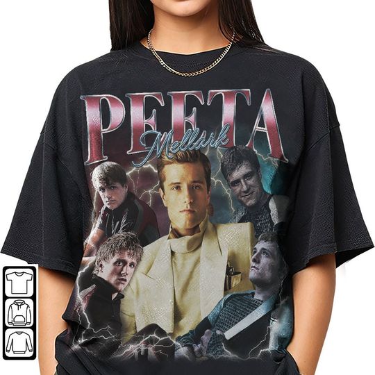 Peeta Mellark Merch T-Shirt, Hunger Games Book T-shirt