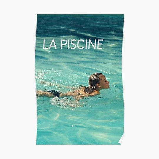 la piscine blu ray Premium Matte Vertical Poster