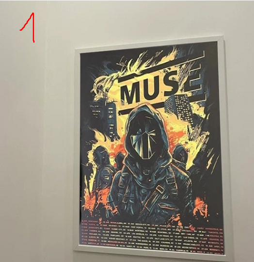 Muse Will of the People World Tour 23 Posters