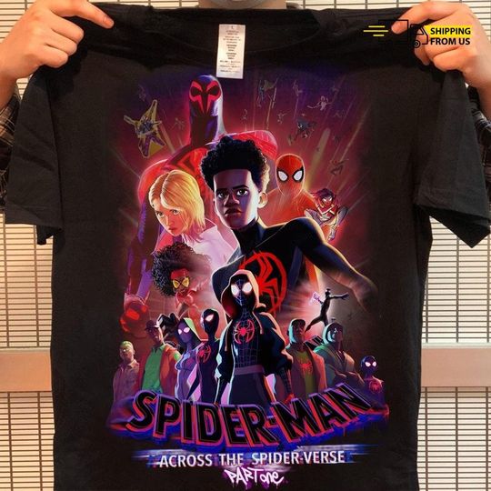 Spider-Man Miles Morales T-Shirt, Spider-Man Across The Spider-Verse Shirt