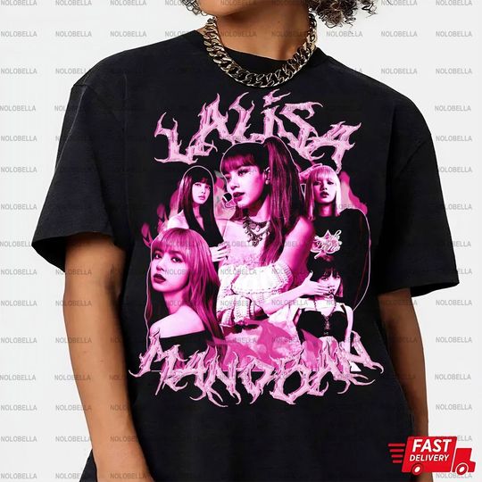 Lalisa Heavy Lisa Blackpink Vintage T-Shirt, Blackpink Lalisa Manoban Merch