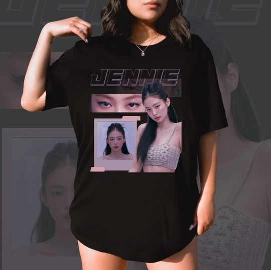 Blackpink Jennie Shirt, Pink Venom Kpop Shirt, Kpop Girl Concert Tee